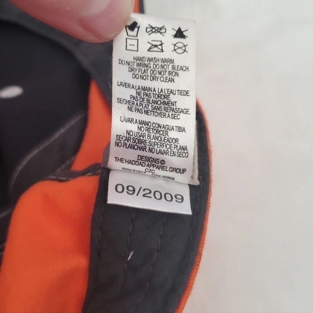 Nike Rare Gray Orange Toddler Baseball Hat Cap